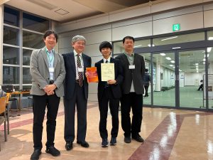 今村君学生優秀賞受賞